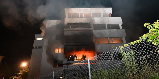 Wohnungsbrand in Murg