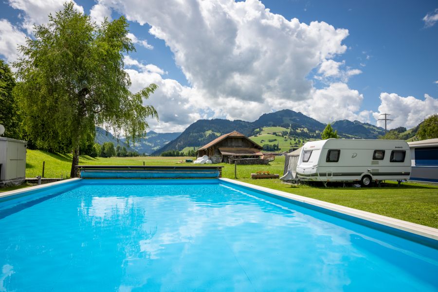 Zurzeit herrscht in der Schweiz bestes Camping-Wetter.