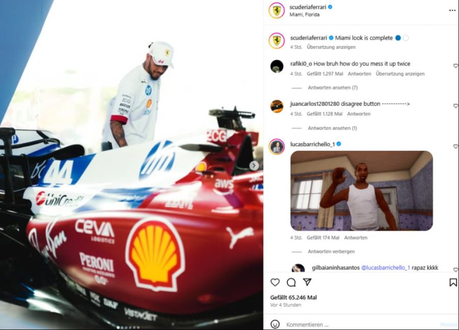 Auf Instagram gehen die Meinungen auseinander.