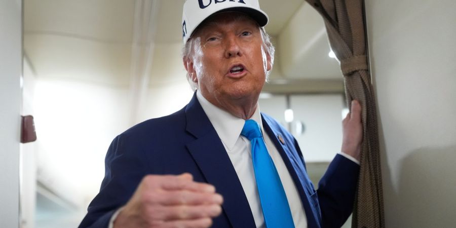 Trump hatte auf einem Flug über die Lieferung seltener Erden aus China gesprochen.