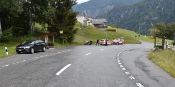 Unfallstelle in Vazerol.