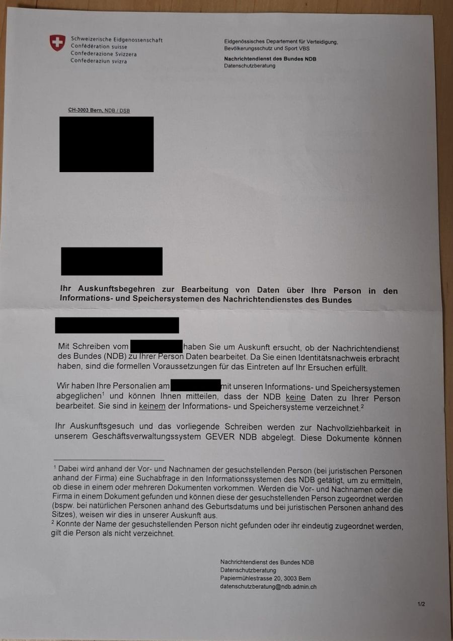 Nachrichtendienst des Bundes