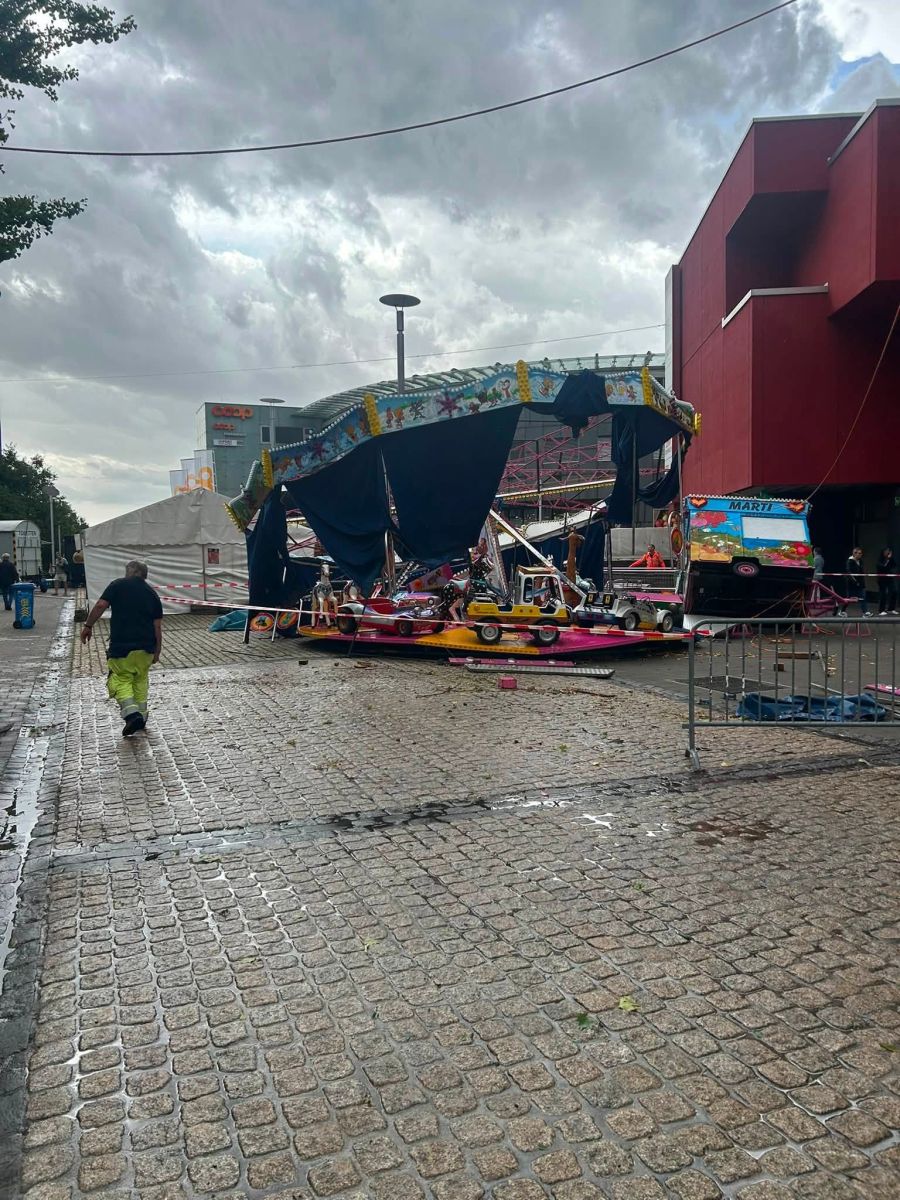 Das Karussell wäre bereit gewesen für das Fest in Grenchen SO.
