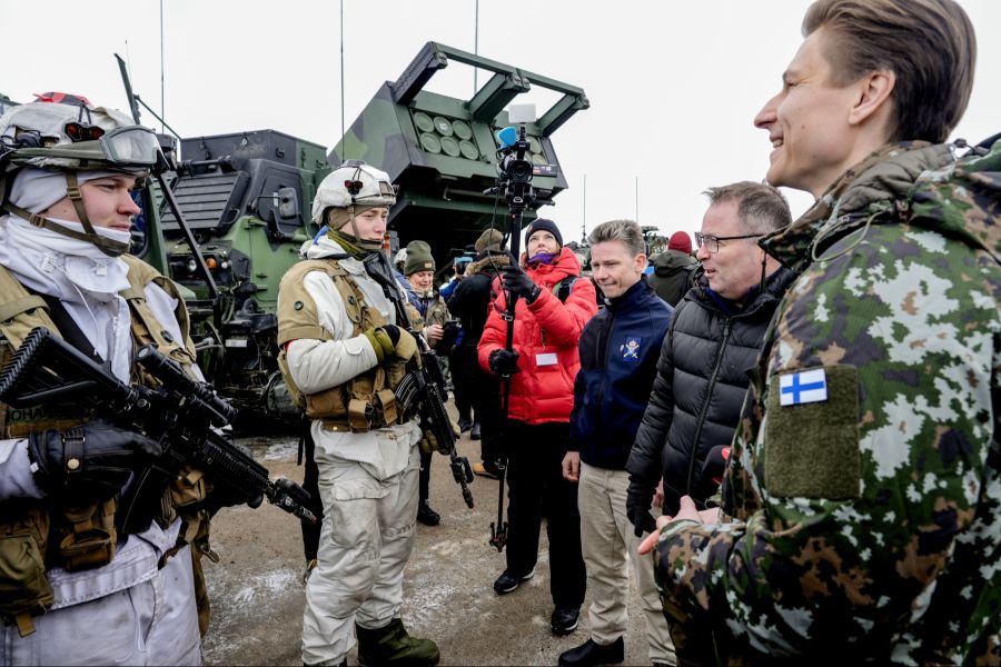 Die Nato-Übung Nordic Response 24 ,am 09 März 2024.