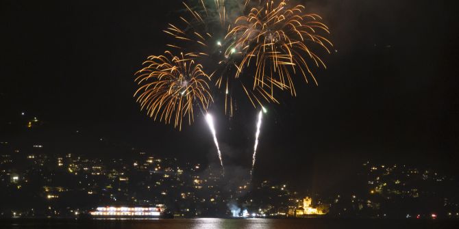 August Feuerwerk Thun