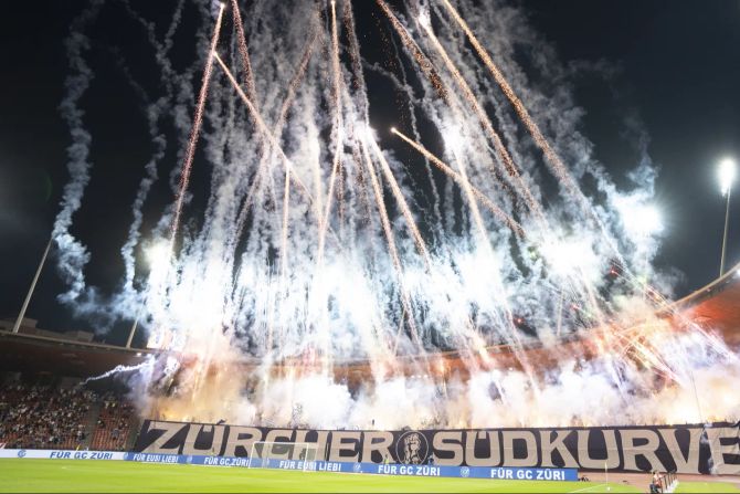 Feuerwerk FC Zürich GC