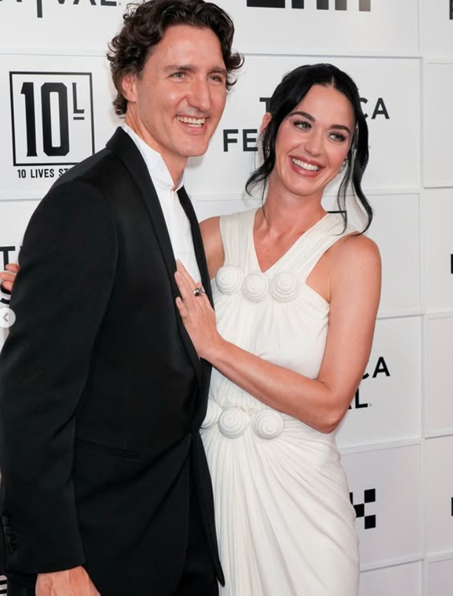 Schon im Juni zeigten Katy Perry und Justin Trudeau beim Tribeca Film Festival in New York, wie verliebt sie sind.