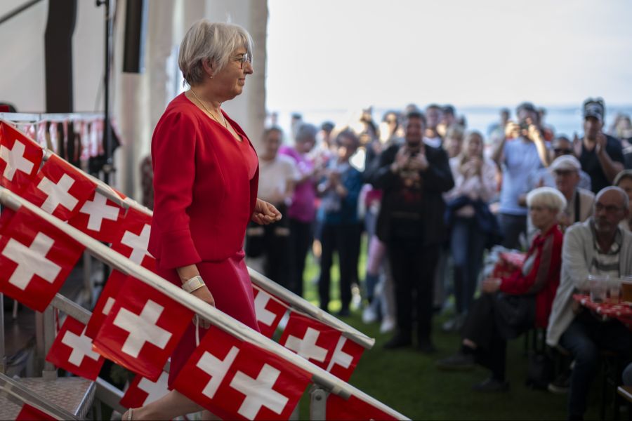 Elisabeth Baume-Schneider wird zweimal auftreten.