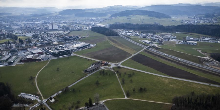 Das Areal Wil West ist das grösste Standortförderungsprojekt der Ostschweiz. Nun läuft die Entwicklung des Gebiets, geplant ist unter anderem ein Autobahnanschluss. (Archivbild)