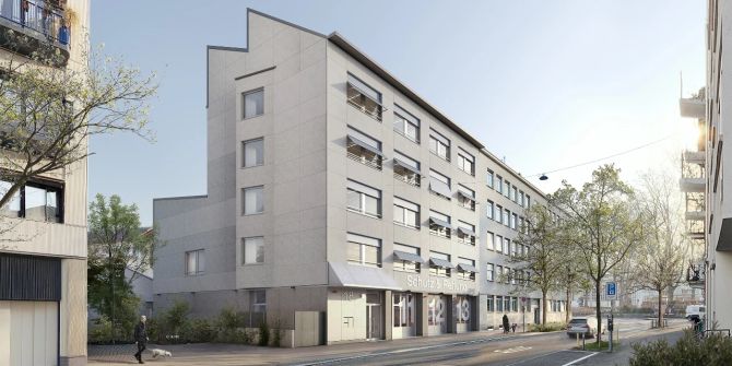 Visualisierung Neubau Wache Süd Wiedikon