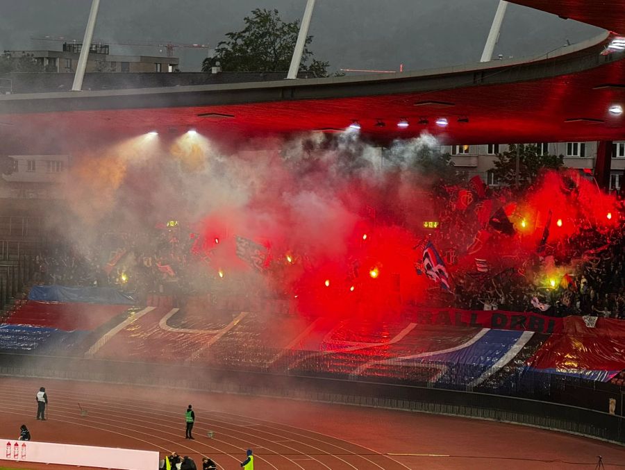 Am Ende haben die Fans des FC Basel Grund zum Feiern.