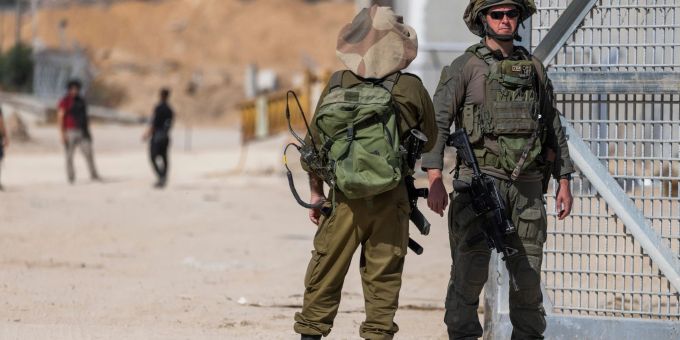 Israelische Soldaten an der Grenze zum Gazastreifen. (Archivbild) Israelische Soldaten