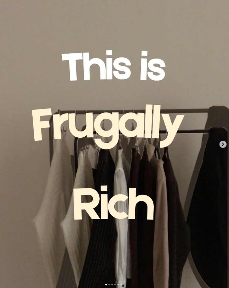 Frugal Leben könne reich machen.