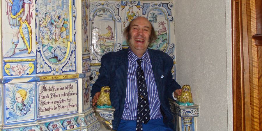 Der heute 77-jährige Jürg Johner froh gelaunt im Bürgerratszimmer