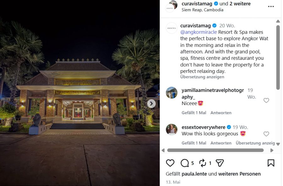 Angkor Miracle Resort & Spa (Kambodscha).
