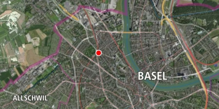 Der Mann stürzte in Basel-Stadt beim Kreisel Kannenfeldplatz auf die Gleise.
