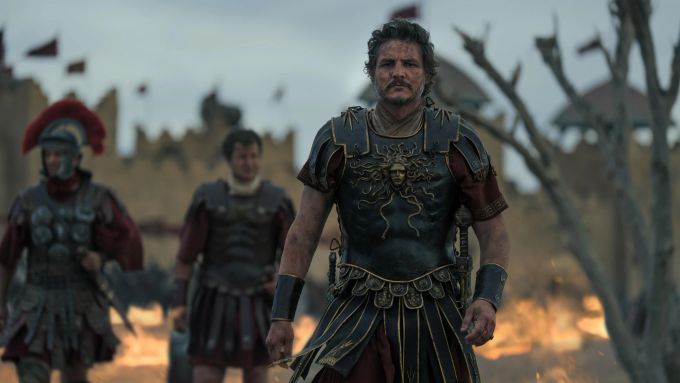 Pedro Pascal schlüpft in die Rolle von Marcus Acacius, einem römischen General. Pedro Pascal