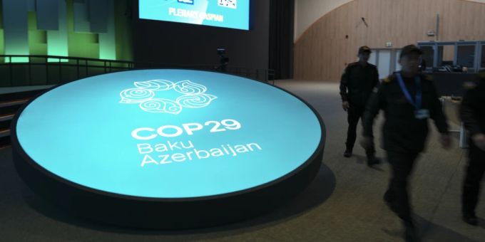 Die Klimakonferenz COP29 findet derzeit in Baku statt. COP29 Welt klimakonferenz