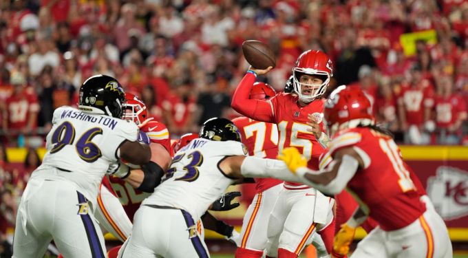 Patrick Mahomes führte die Kansas City Chiefs zu einem Auftaktsieg in der NFL. NFL
