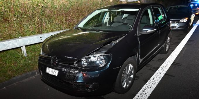 A1 bei St. Gallen - Autofahrer (41) bei Auffahrunfall verletzt