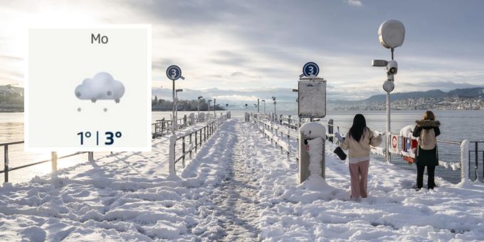 Prognosen da! - In einer Woche gibt es wieder Schnee im Flachland