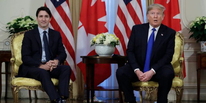 Trump hat Kanada mit hohen Einfuhrzöllen bei Amtsantritt gedroht. (Archivbild) Trump hat Kanada mit hohen Einfuhrzöllen bei Amtsantritt gedroht. (Archivbild)