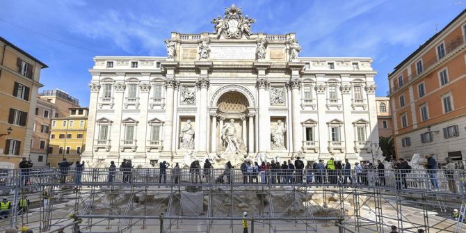 Trevi-Brunnen in Rom.