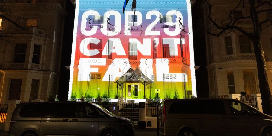 Botschaft von Klimaaktivisten aus London nach Baku: Die COP20 dürfe nicht scheitern.