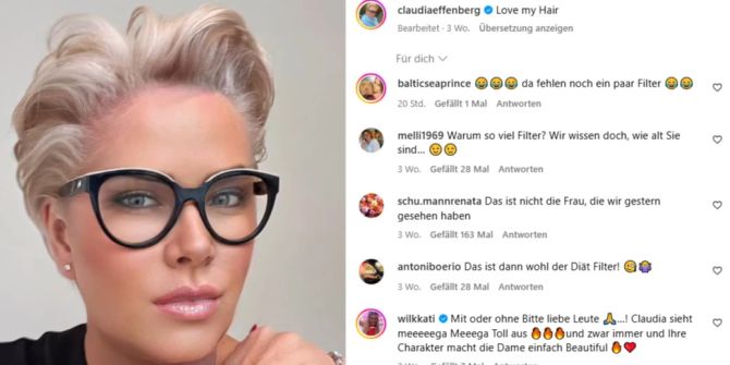 Claudia Effenberg Instagram Filter