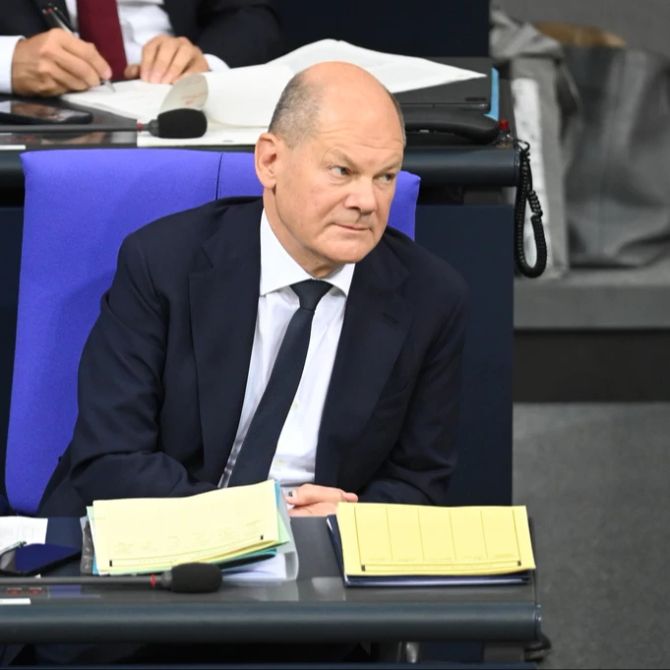 Deutscher Bundeskanzler Olaf Scholz