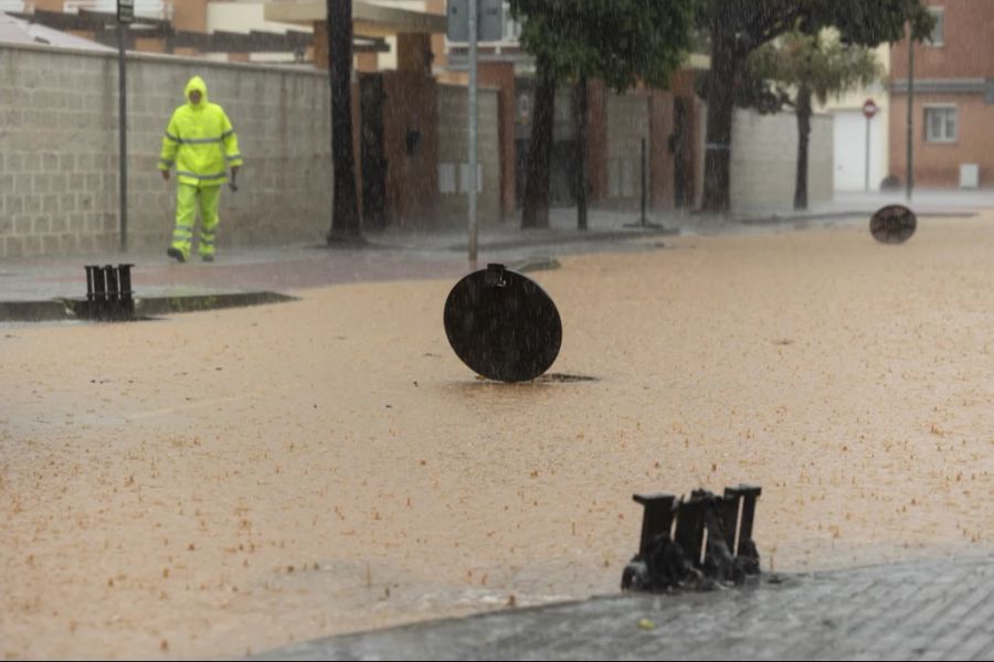 In Malaga beispielsweise ist es zu Überschwemmungen gekommen.