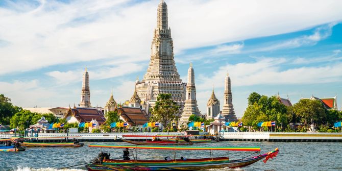 Tempel der Morgendämmerung wat arun.