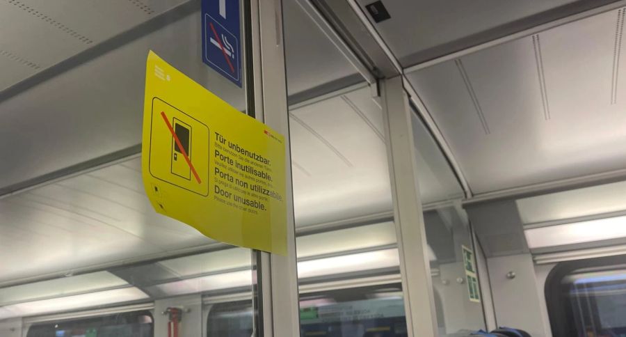 Im Zuginnern der S-Bahn hapert es ebenfalls mit dem Durchkommen.