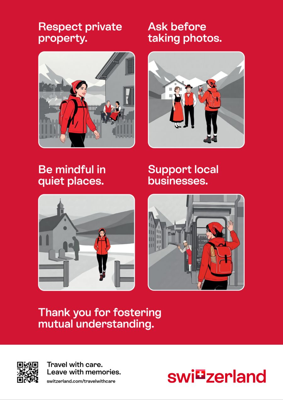 Schweizer Gepflogenheiten: Schweiz Tourismus sensibilisiert damit ausländische Gäste.