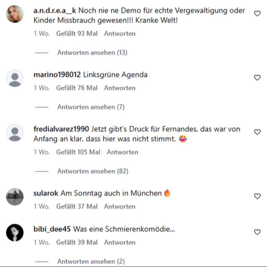 Ihre Vorwürfe werden ins Lächerliche gezogen oder kleingeredet.