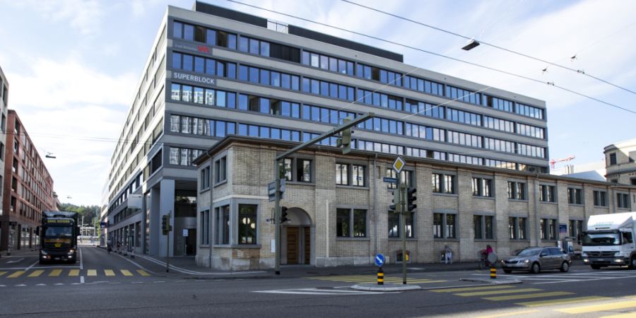 Das Gebiet um den Superblock, den Sitz der Winterthurer Stadtverwaltung, wurde in der Nacht auf Donnerstag wegen eines verdächtigen Gegenstands abgesperrt. (Archivbild)