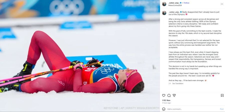 Olympia 2026 Anja Weber