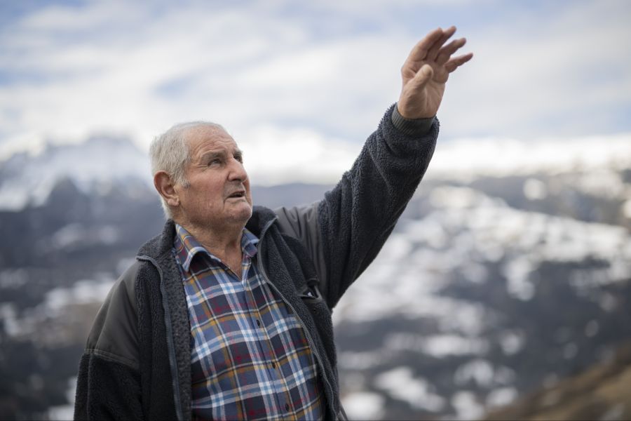 Hermann Boss ist einer der ersten Bewohner, die am Montag nach Brienz zurückkehren.