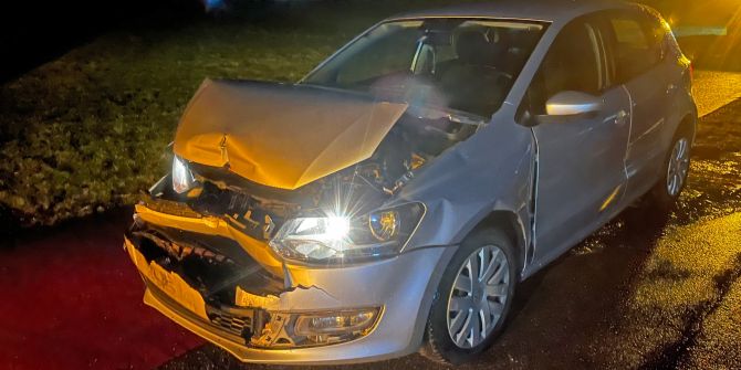 Auffahrkollision Gettnau