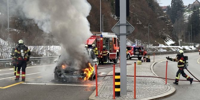 Autobrand Einsiedeln