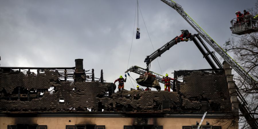 Der Vereinssitz der Zürcher Freimaurer ist in der Nacht auf Montag ausgebrannt. Gemäss Angaben der Staatsanwaltschaft war es wohl Brandstiftung. (Archivbild)