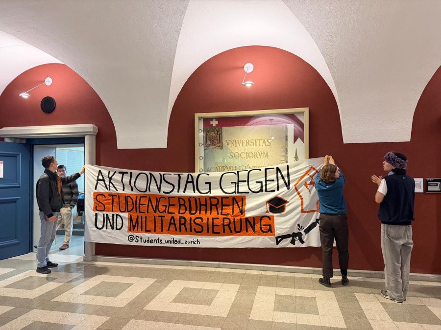 Der Aktionstag war von der Universität Zürich bewilligt.