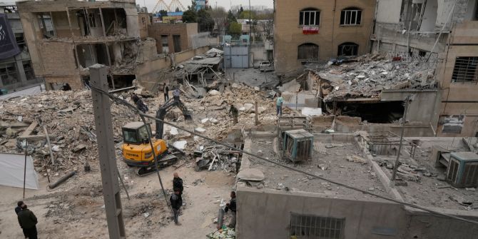 Teheran Krieg Schäden