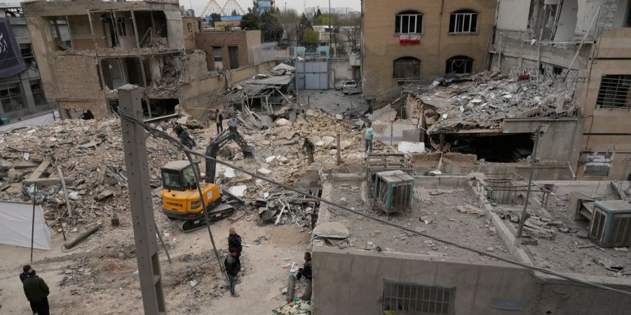 Teheran Krieg Schäden