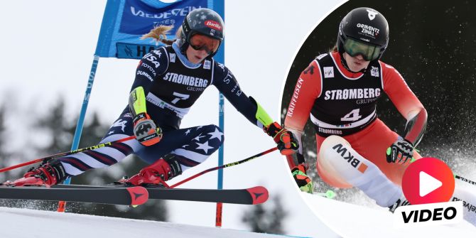 Camille Rast Mikaela Shiffrin