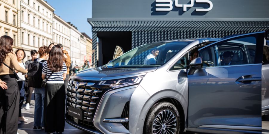 Der chinesische E-Autohersteller BYD verzeichnet in der EU ein schnelles Wachstum. (Archiivbild)