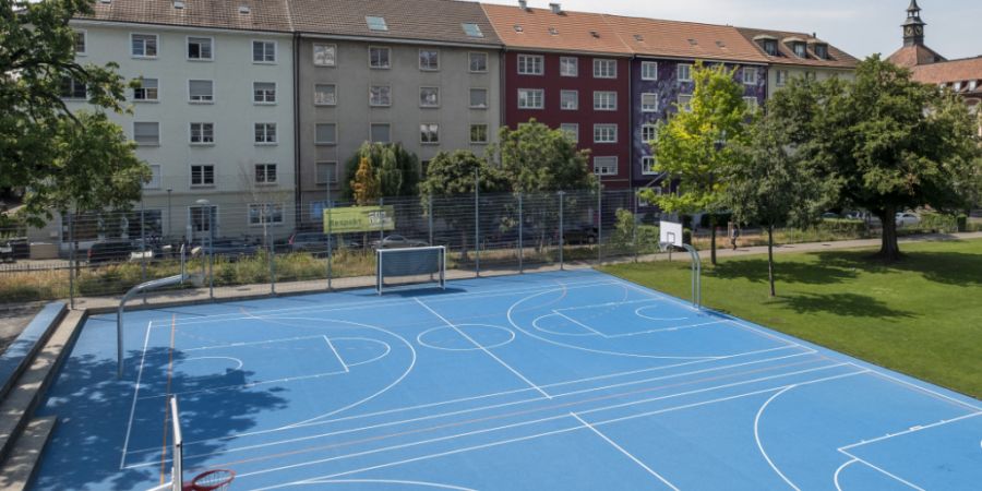 Die Taten ereigneten sich bei der Dreirosenanlage in Basel. Dort soll der Polizist zwei Asylsuchende gemäss Gerichtsurteil brutal verprügelt haben. (Symbolbild)
