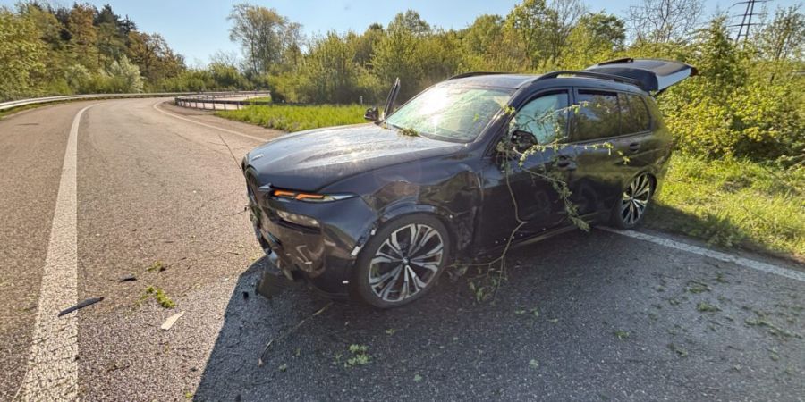 Das zweite Fluchtfahrzeug stoppte die Polizei in Frick AG.