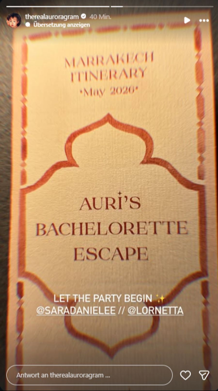 Die 29-Jährige wird diesen Sommer heiraten. Doch zuerst steigt die Bachelorette-Party.