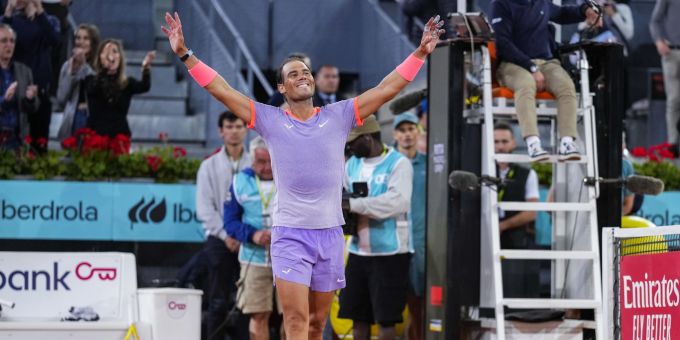 Rafael Nadal gelingt ein Ausrufezeichen. Rafael Nadal